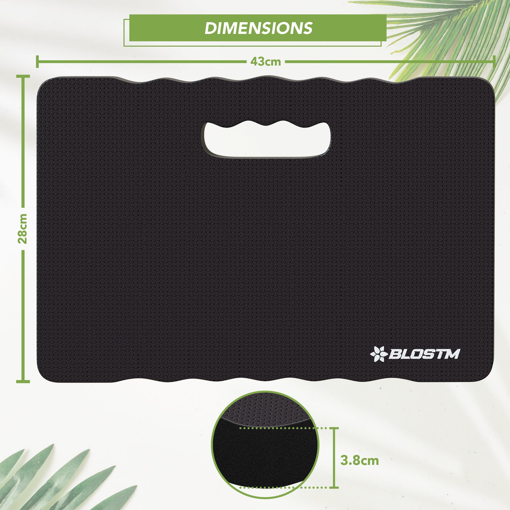 BLOSTM THICK KNEELING PADS - 2 PACK