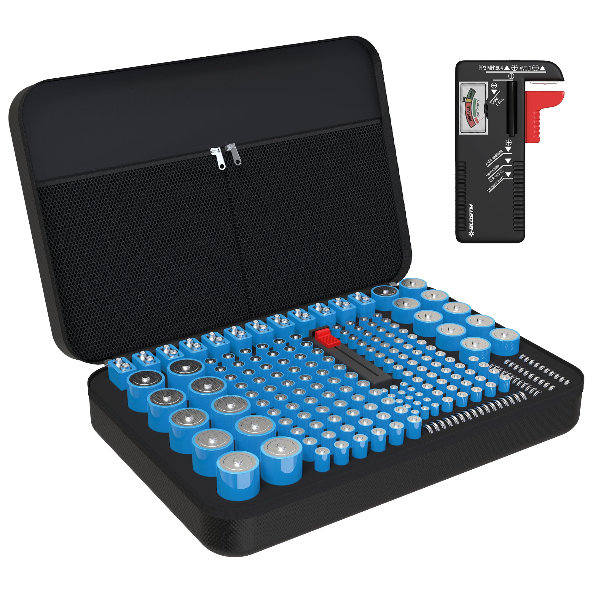 BLOSTM BATTERY ORGANIZER STORAGE CASE