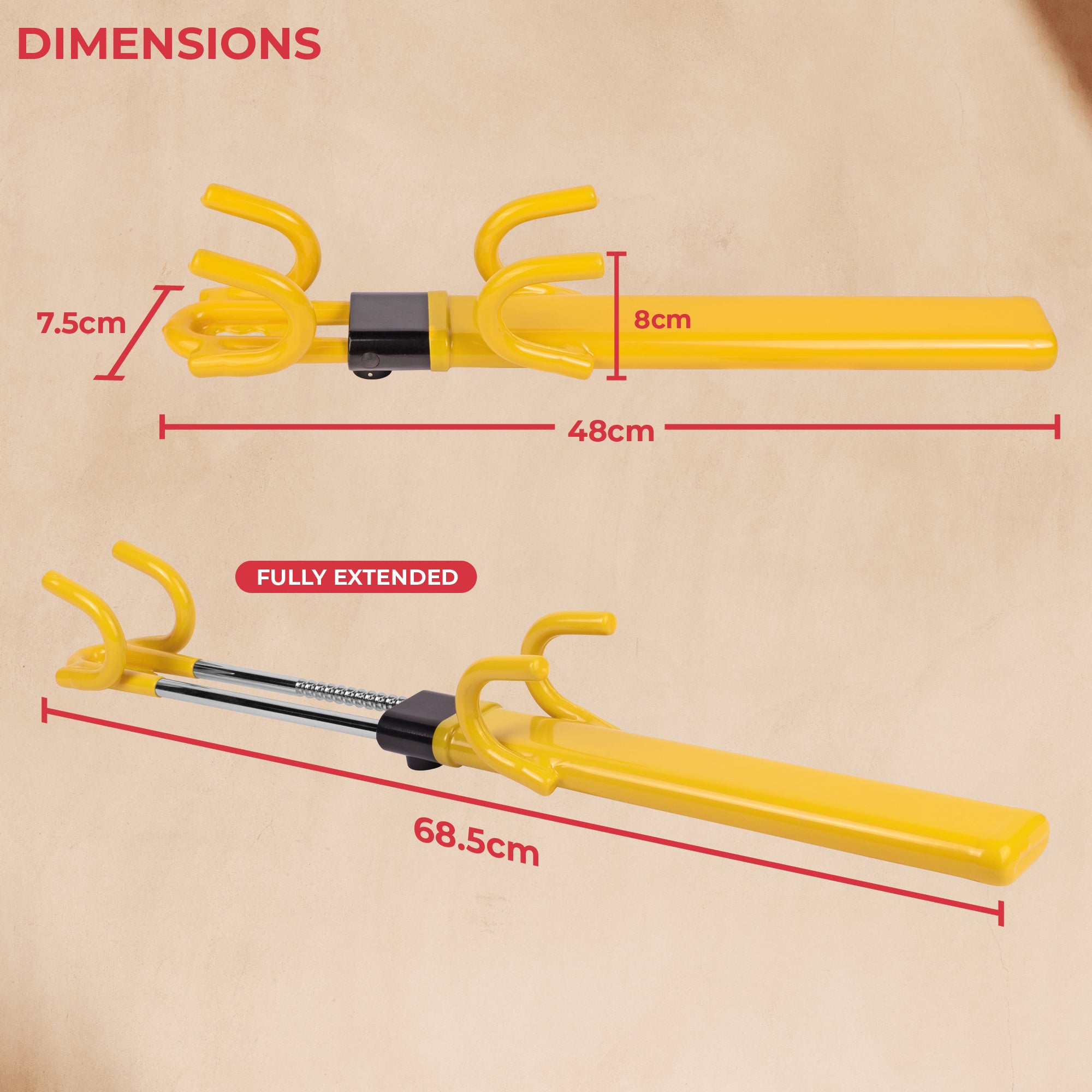 GADLANE TWIN BAR STEERING WHEEL LOCK