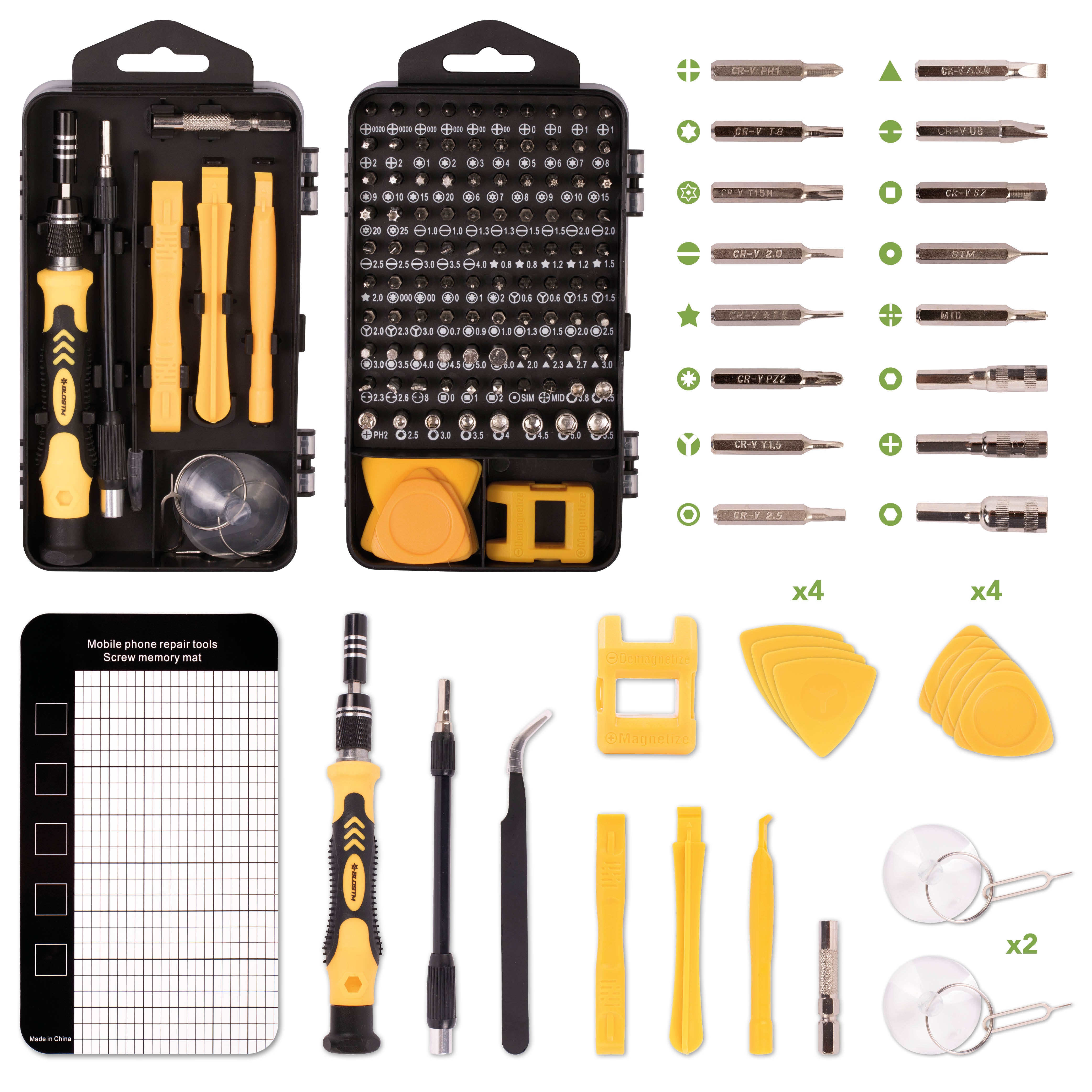 BLOSTM 120 IN 1 PRECISION SCREWDRIVERS SET