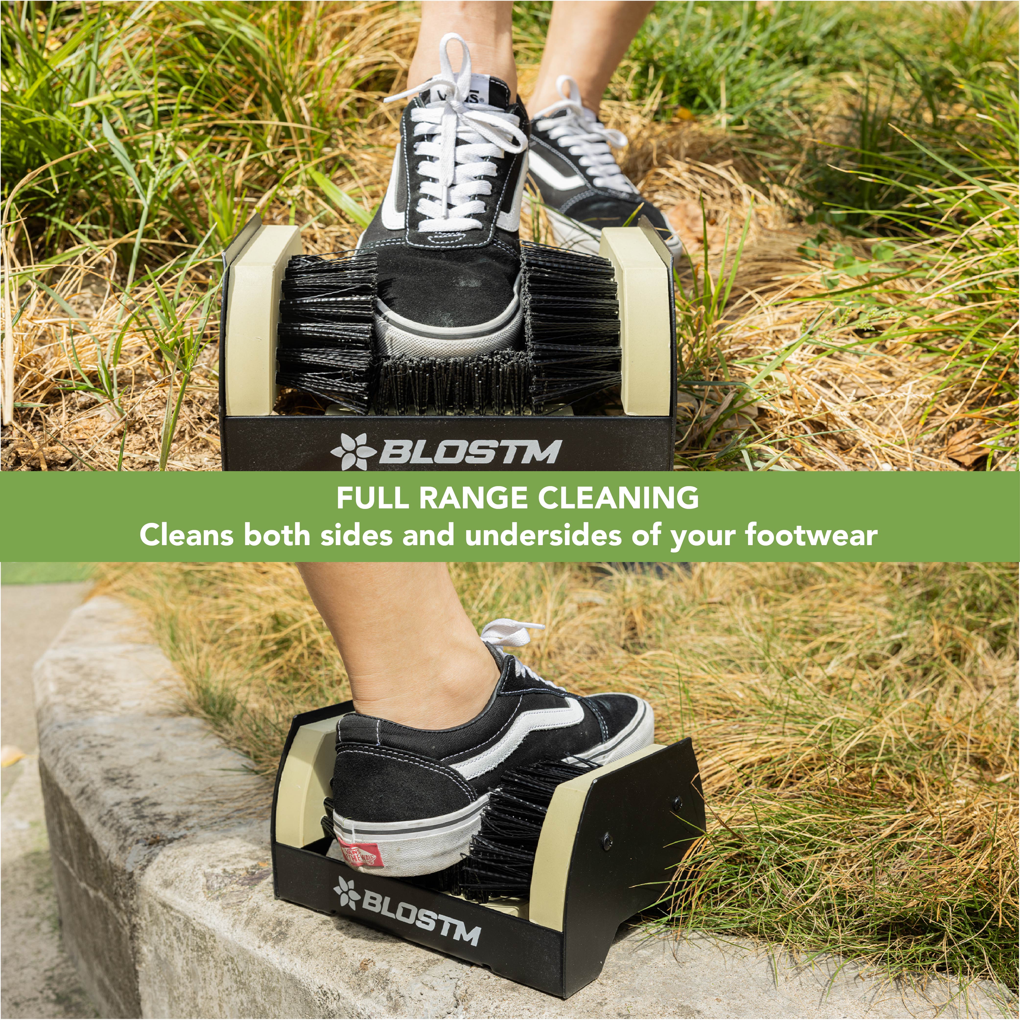 BLOSTM FLOOR MOUNT BOOT SCRAPER BRUSH