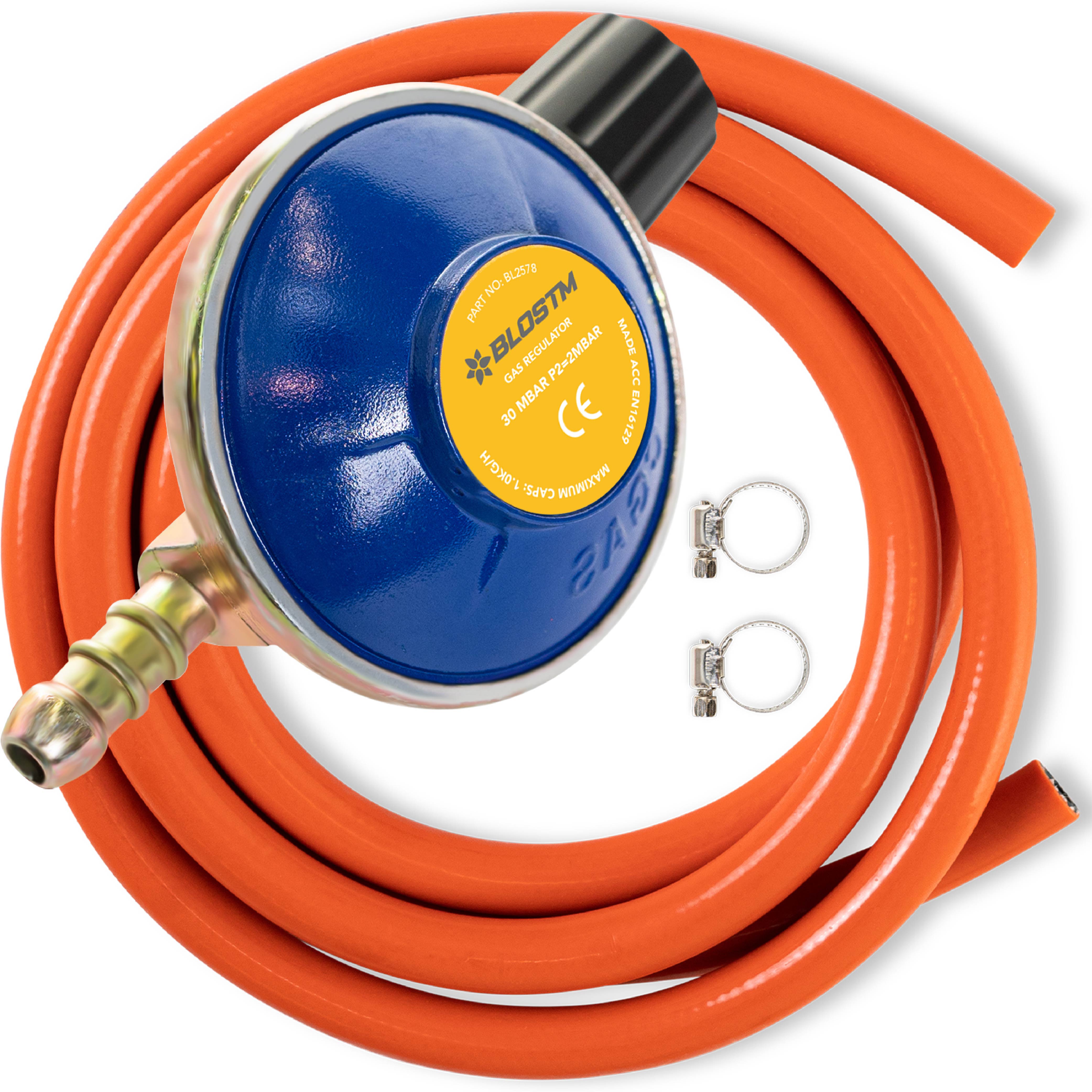 BLOSTM CAMPING GAS REGULATOR & HOSE