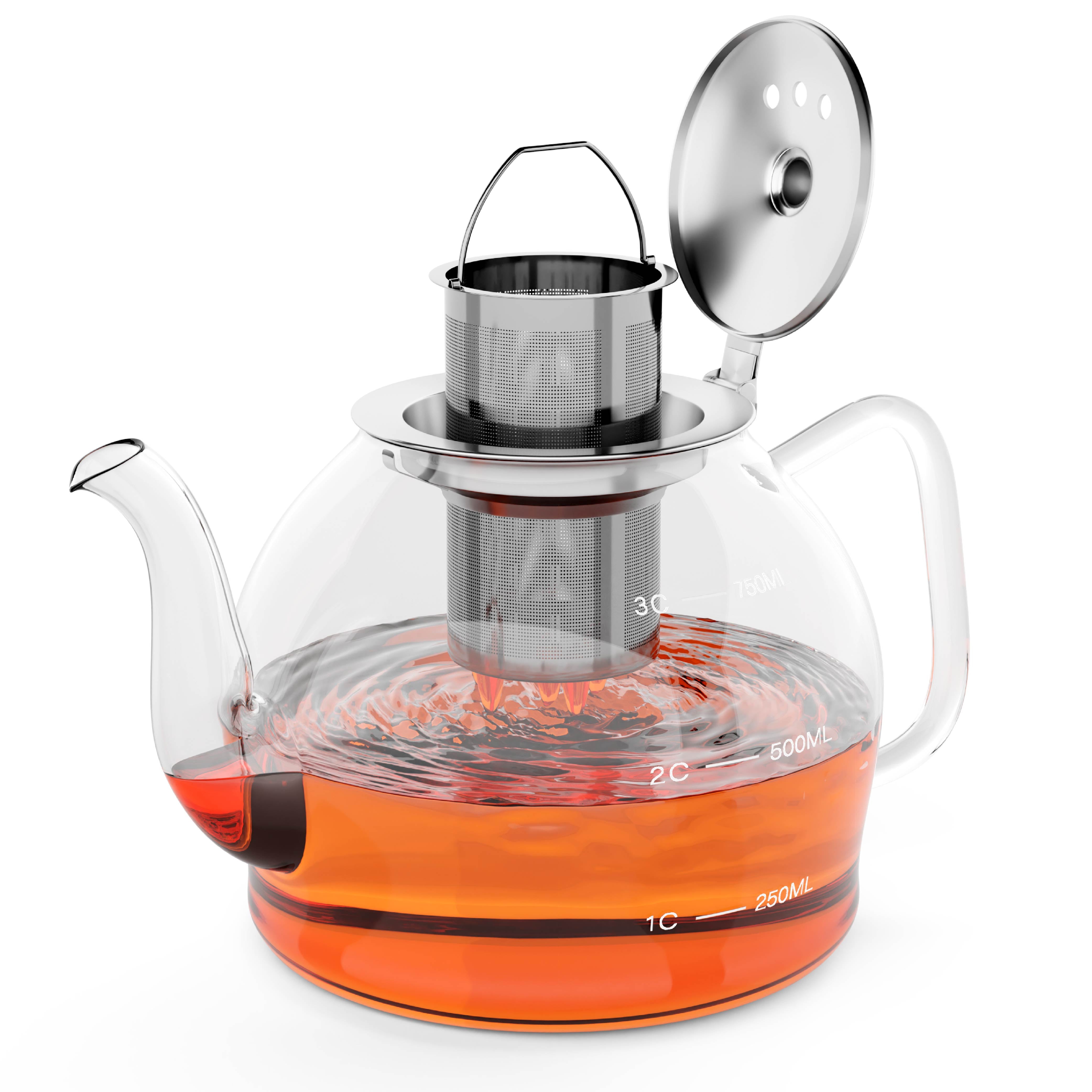 HEFTMAN GLASS TEAPOT 800ML