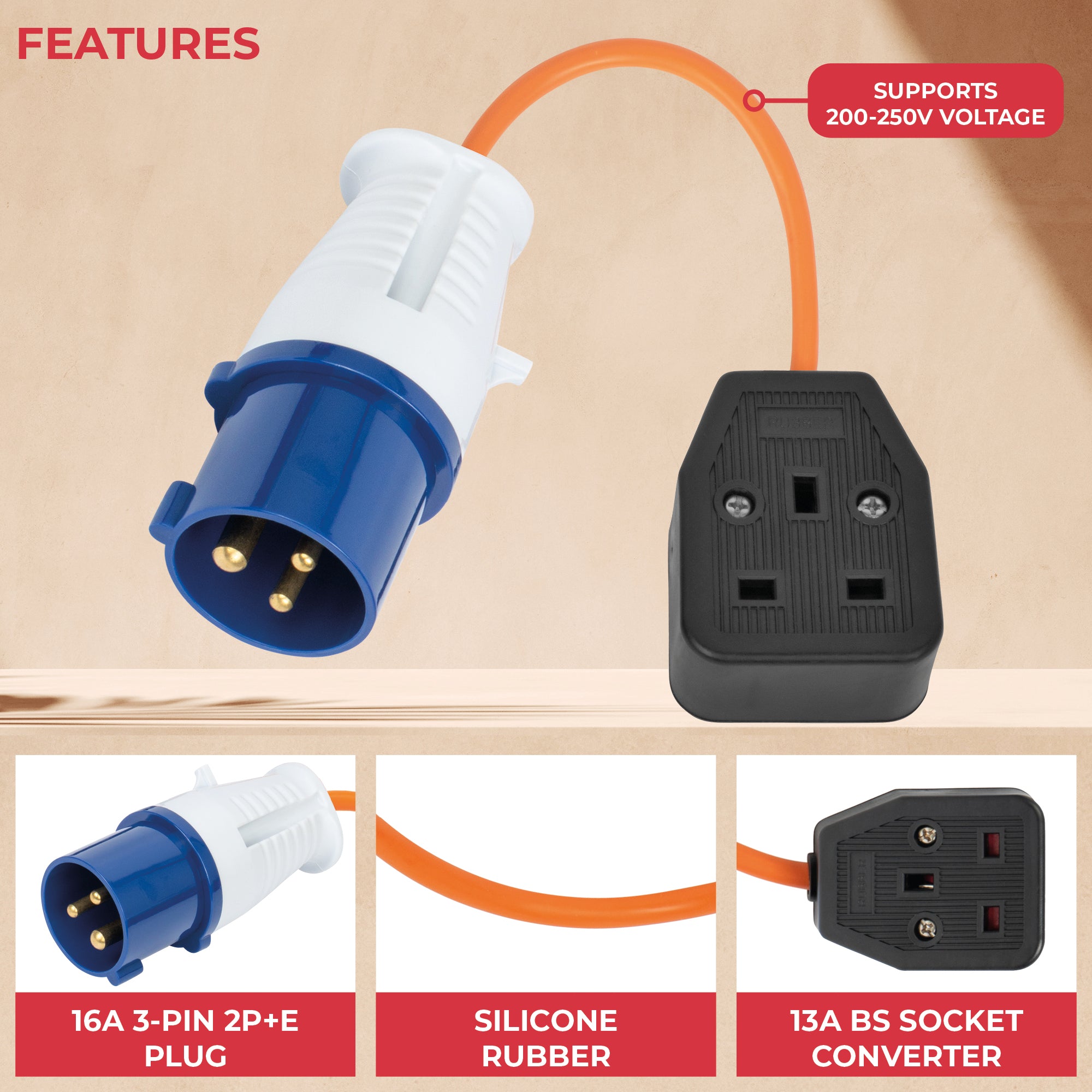 GADLANE FLY LEAD CONVERTER