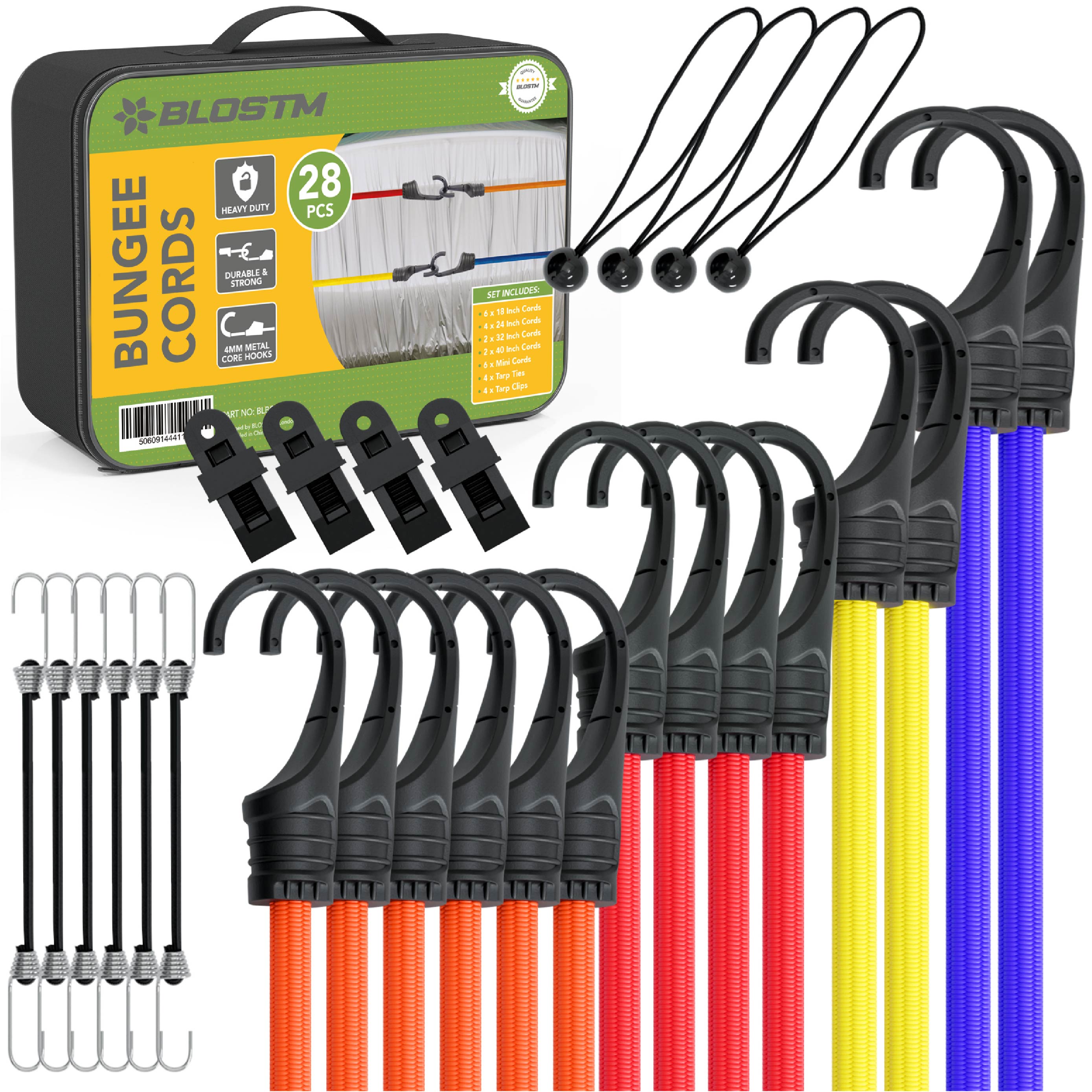 BLOSTM BUNGEE CORDS 28 PIECE SET