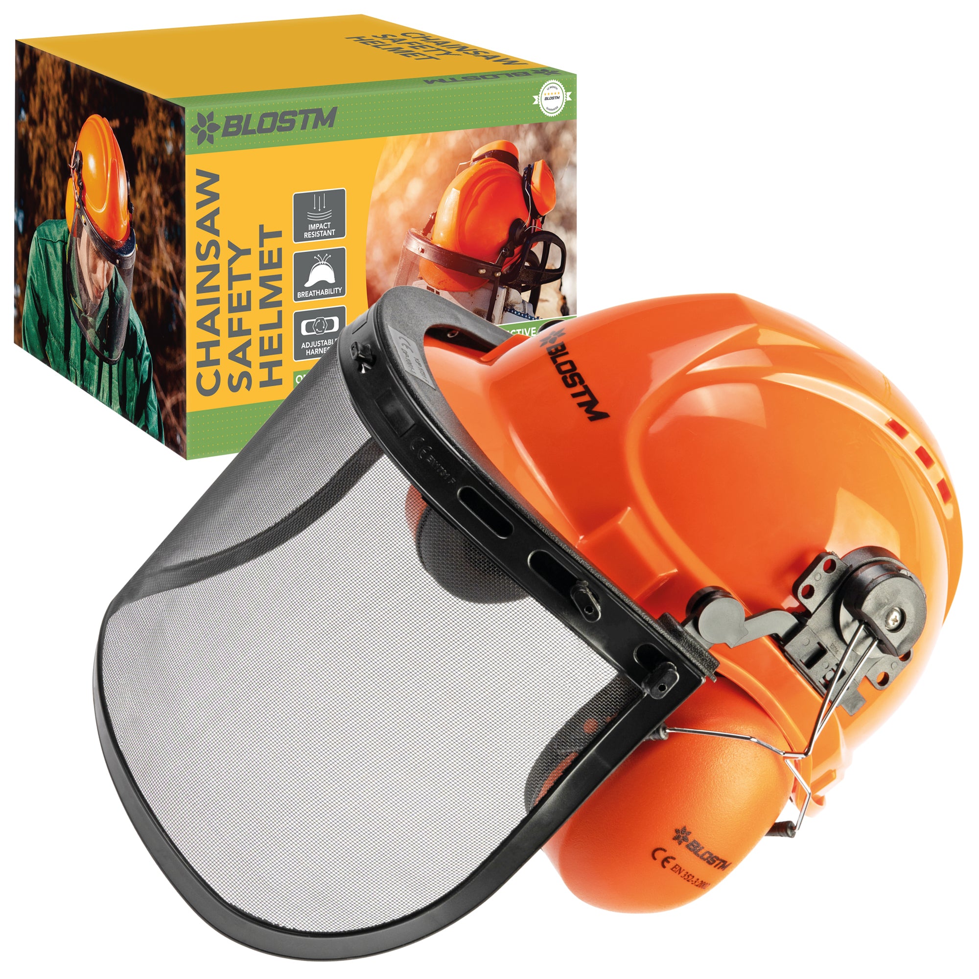 BLOSTM CHAINSAW SAFETY HELMET