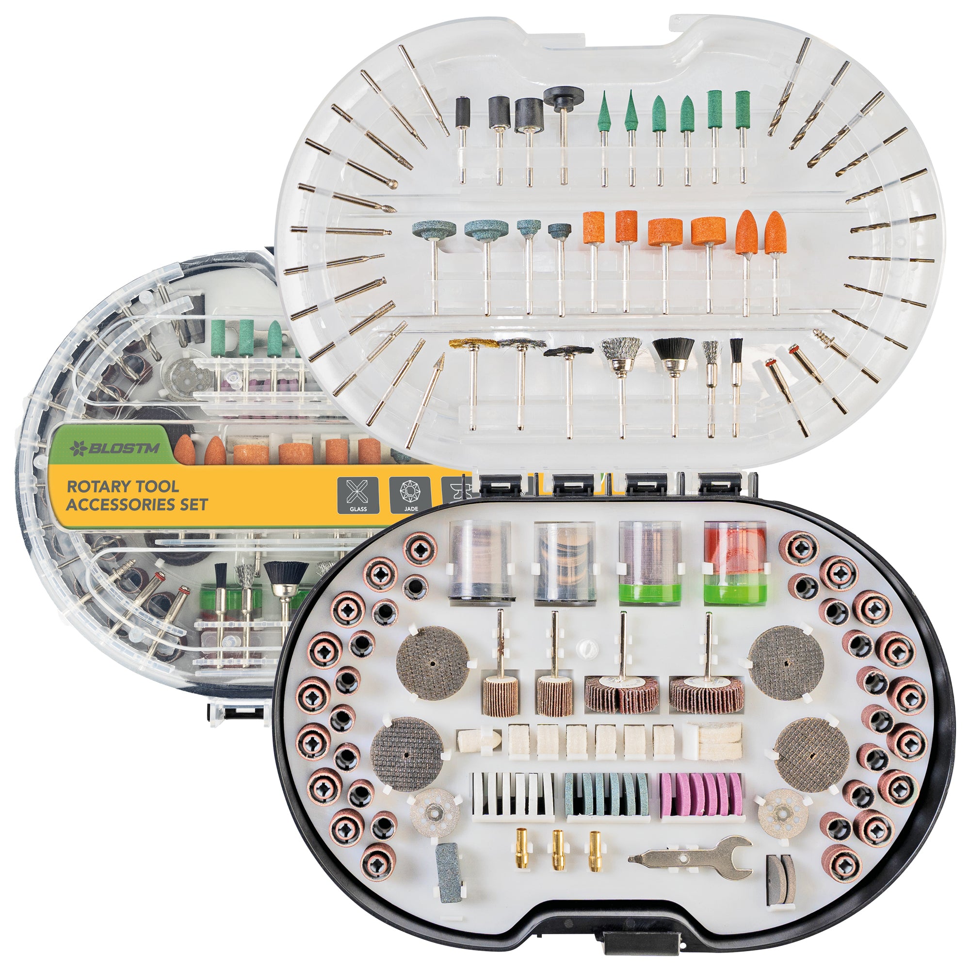 BLOSTM ROTARY TOOL ACCESSORIES SET - 276 PIECE