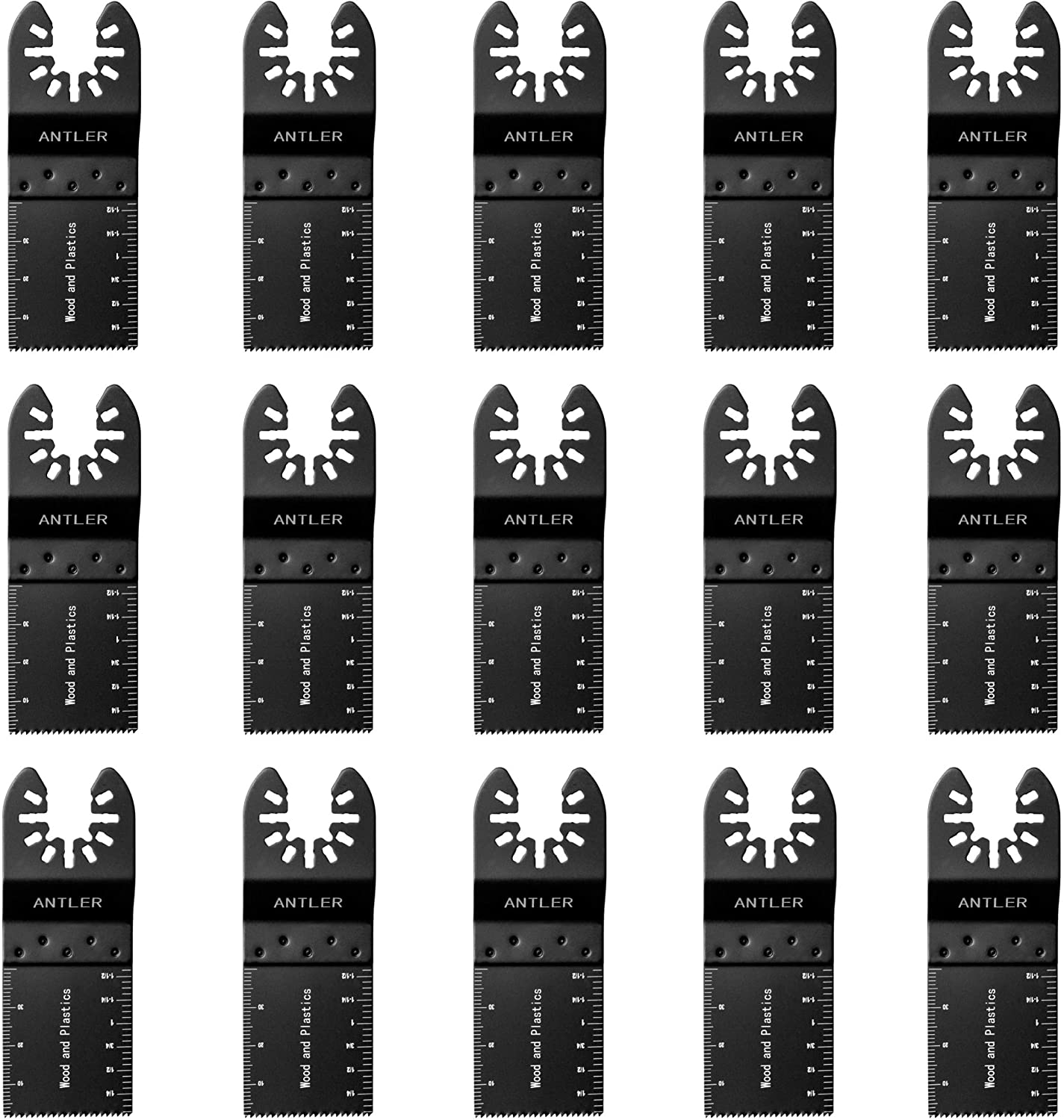 BLOSTM WOOD OSCILLATING SAW BLADES 15 PACK