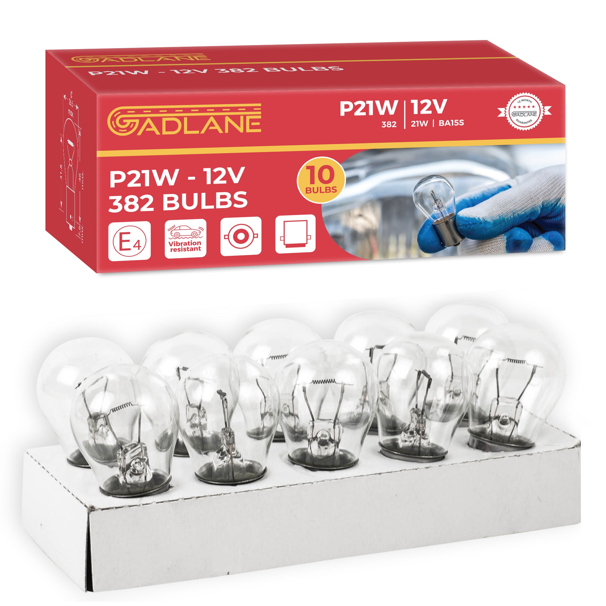 GADLANE 382 BULBS - PACK OF 10