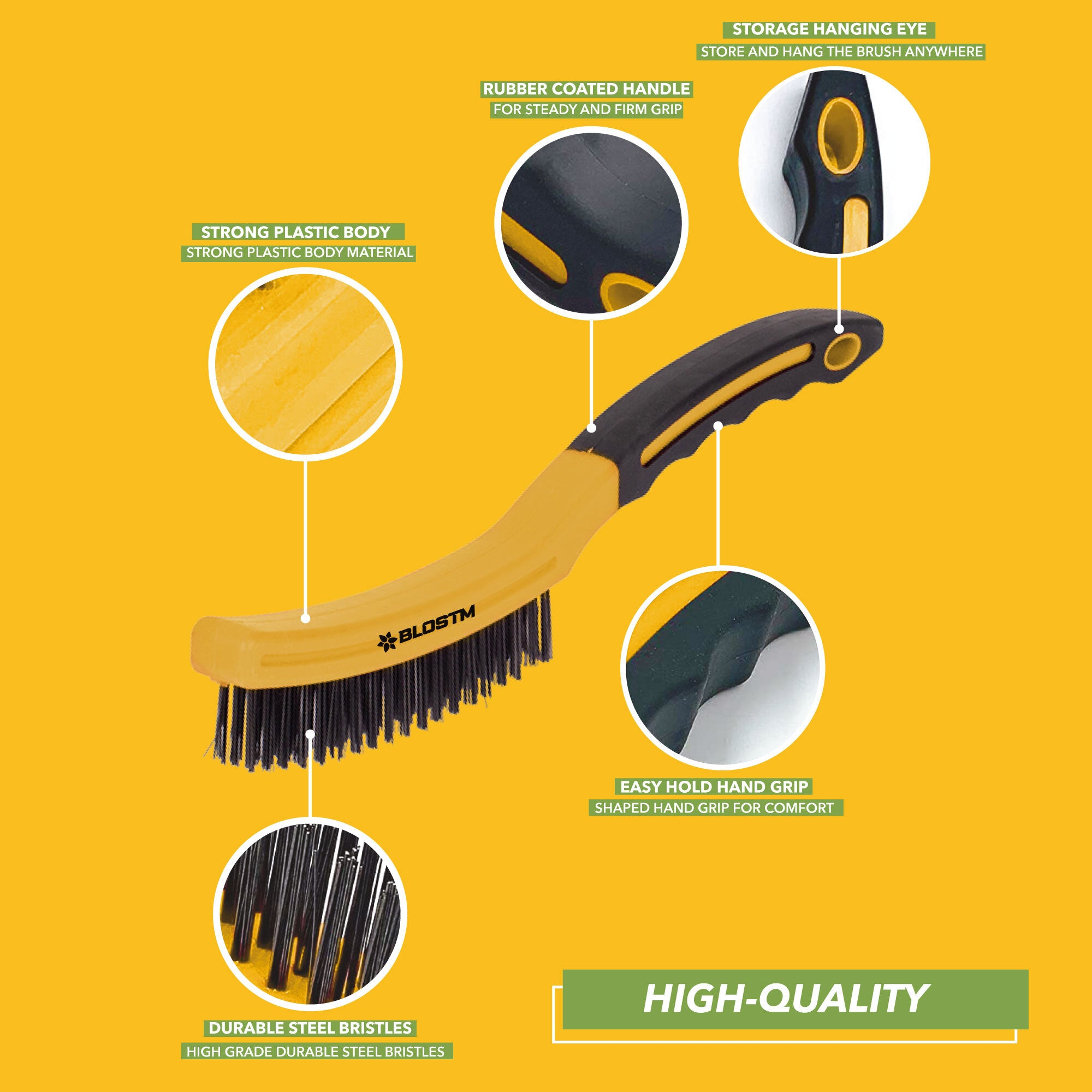 BLOSTM WIRE BRUSH SET