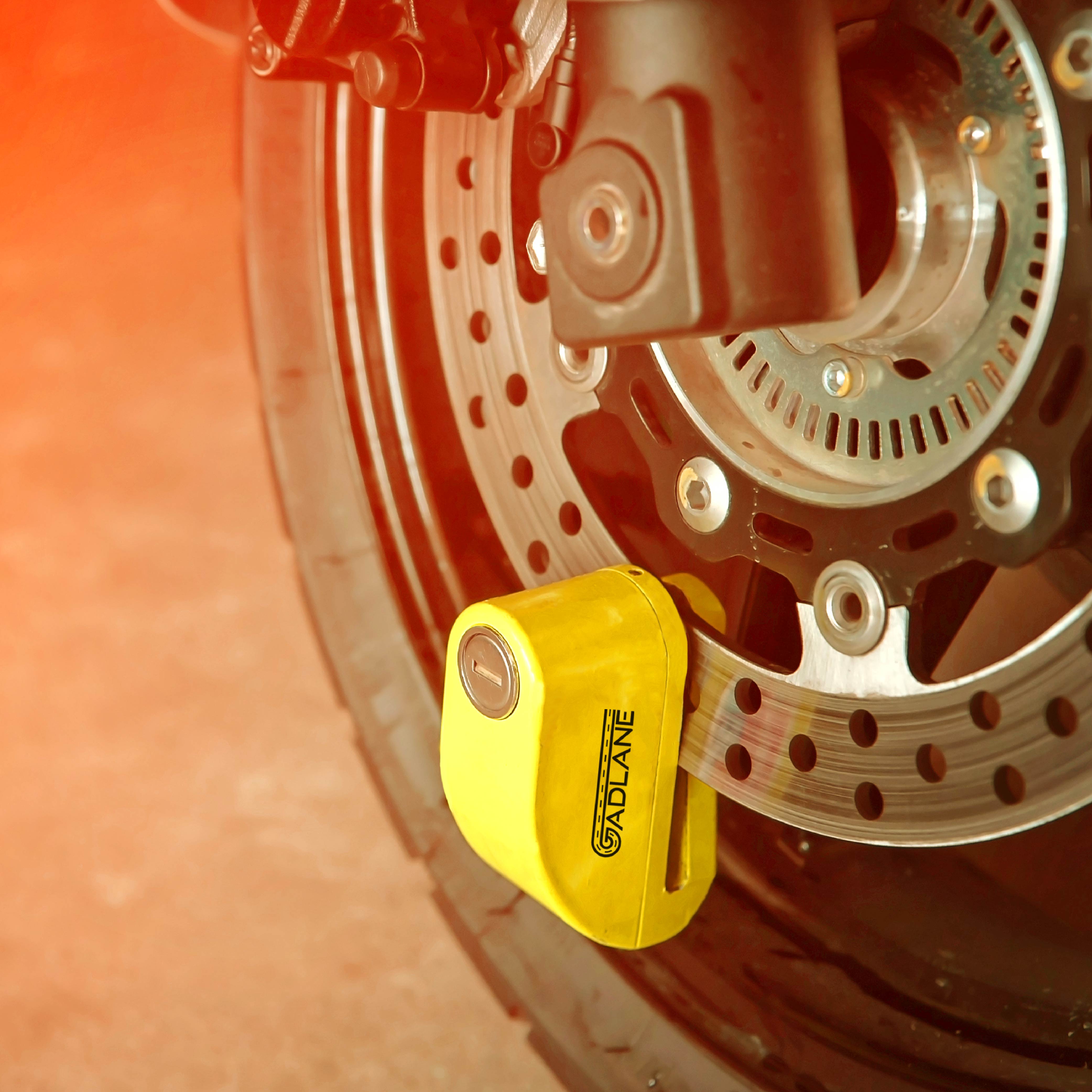 GADLANE MOTORBIKE ALARM DISC LOCK