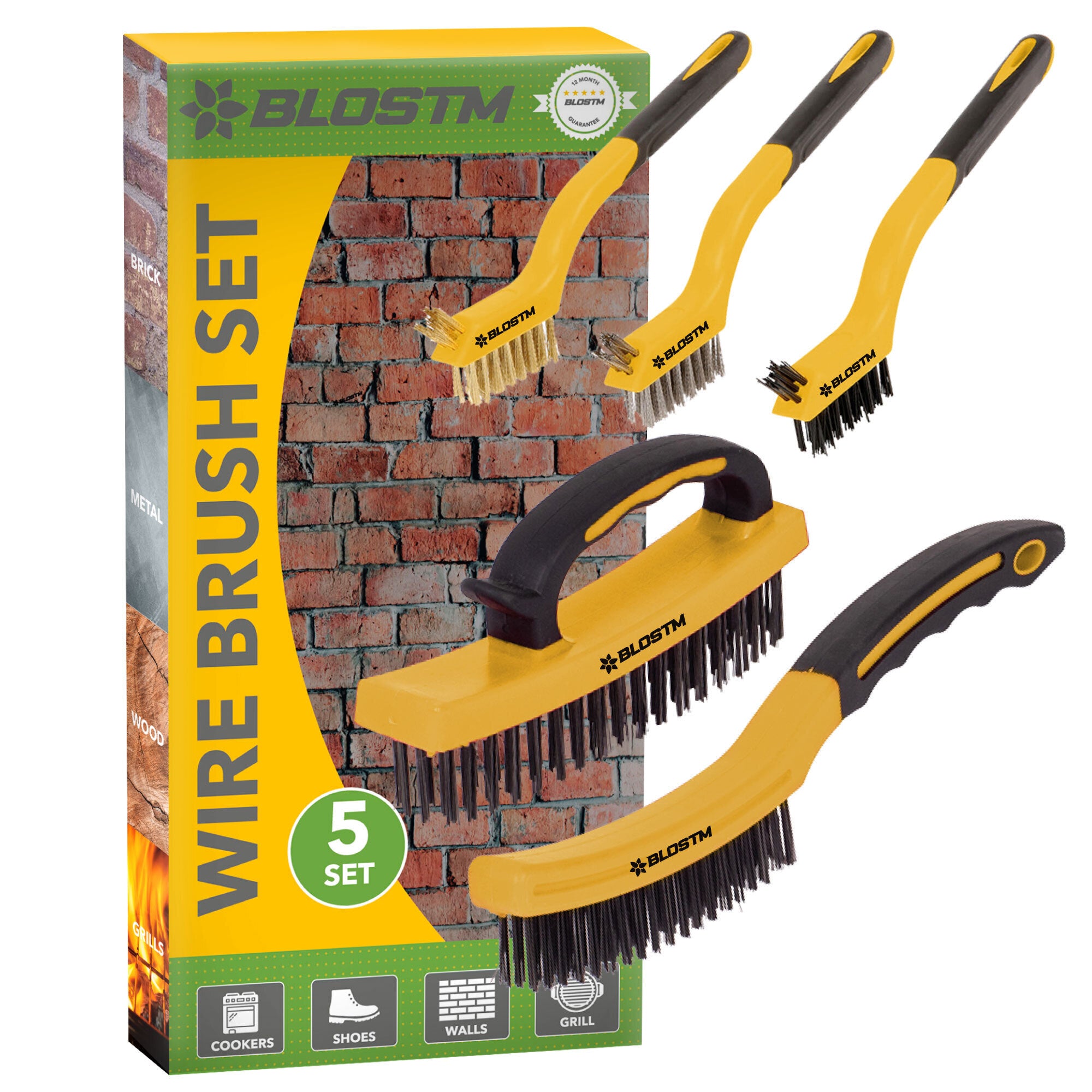 BLOSTM WIRE BRUSH SET