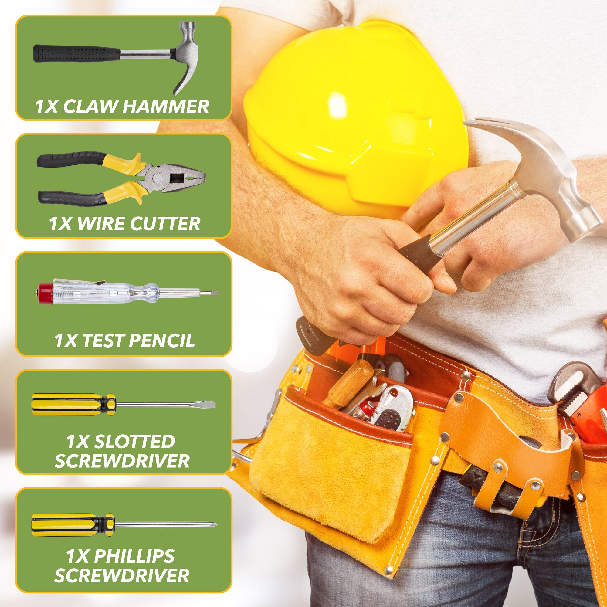 BLOSTM ESSENTIAL HAND TOOL KIT 5 PIECES