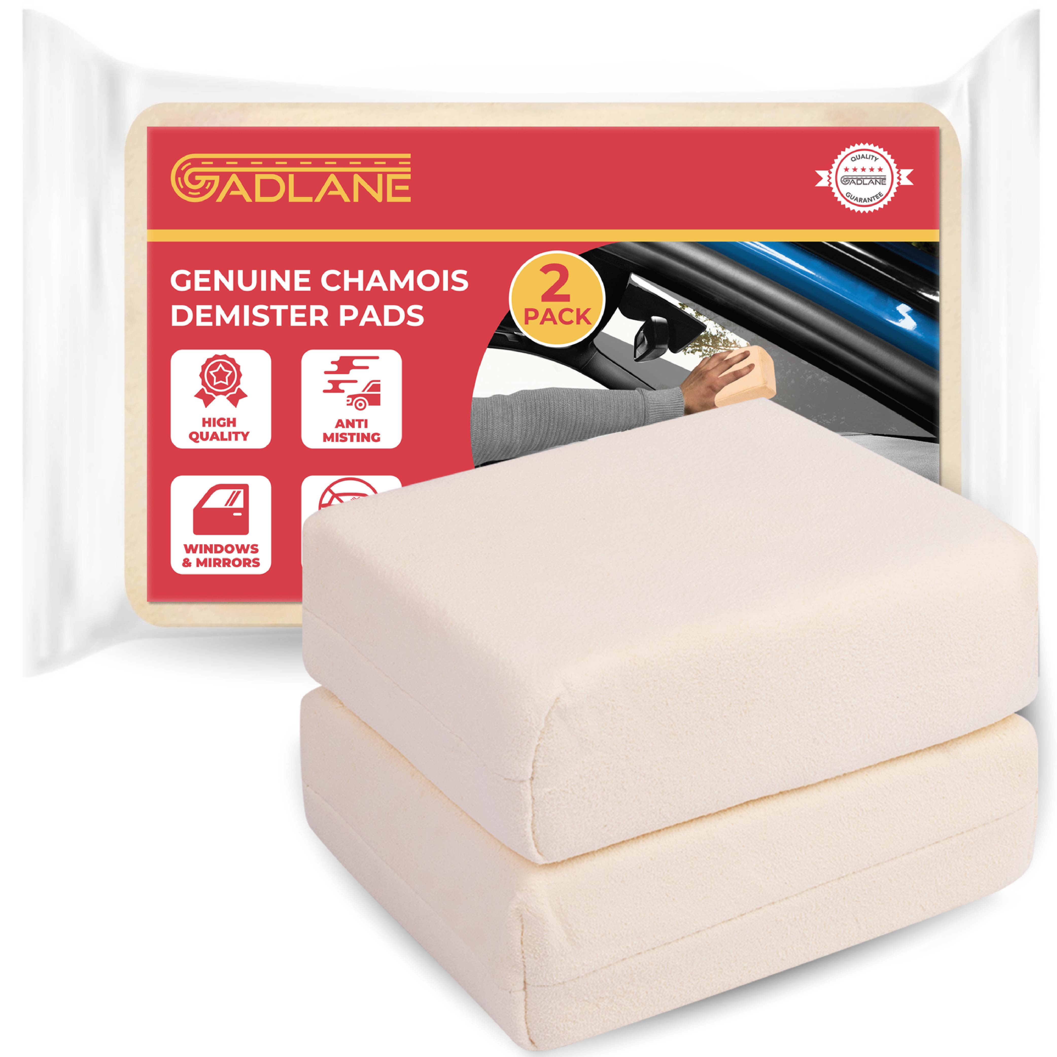 GADLANE GENUINE CHAMOIS DEMIST PADS (2 PACK)