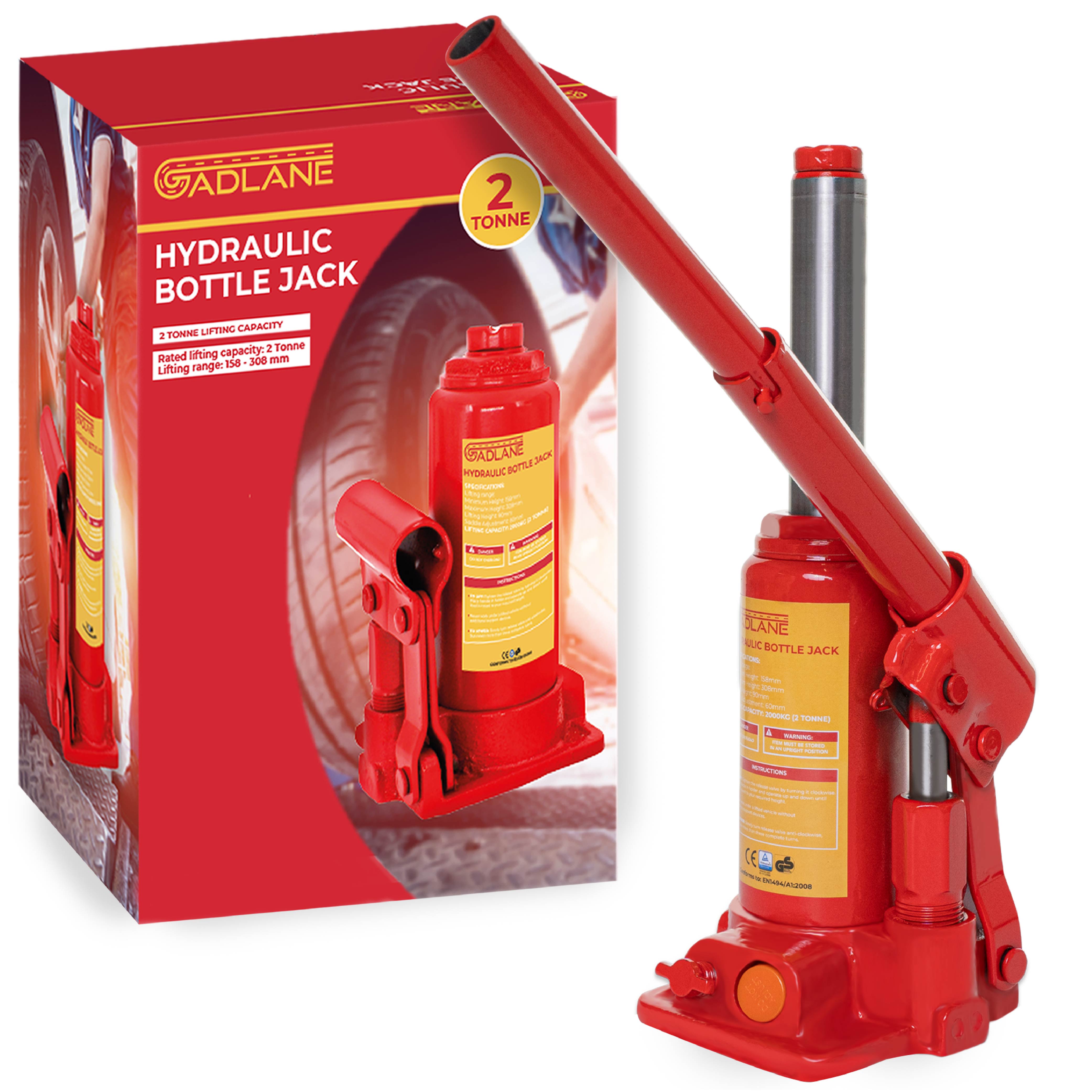 GADLANE HYDRAULIC BOTTLE JACK - 2 TONNE