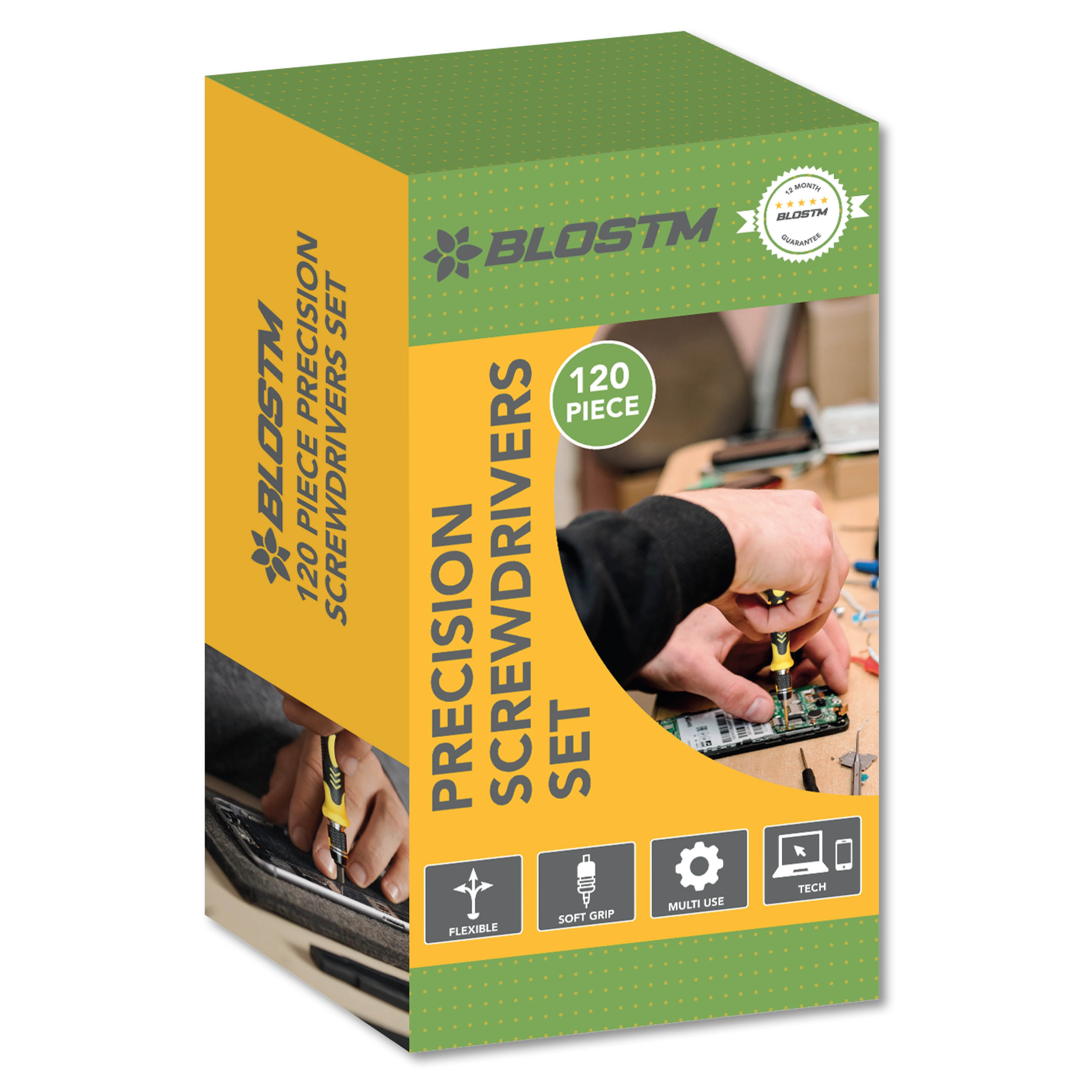 BLOSTM 120 IN 1 PRECISION SCREWDRIVERS SET
