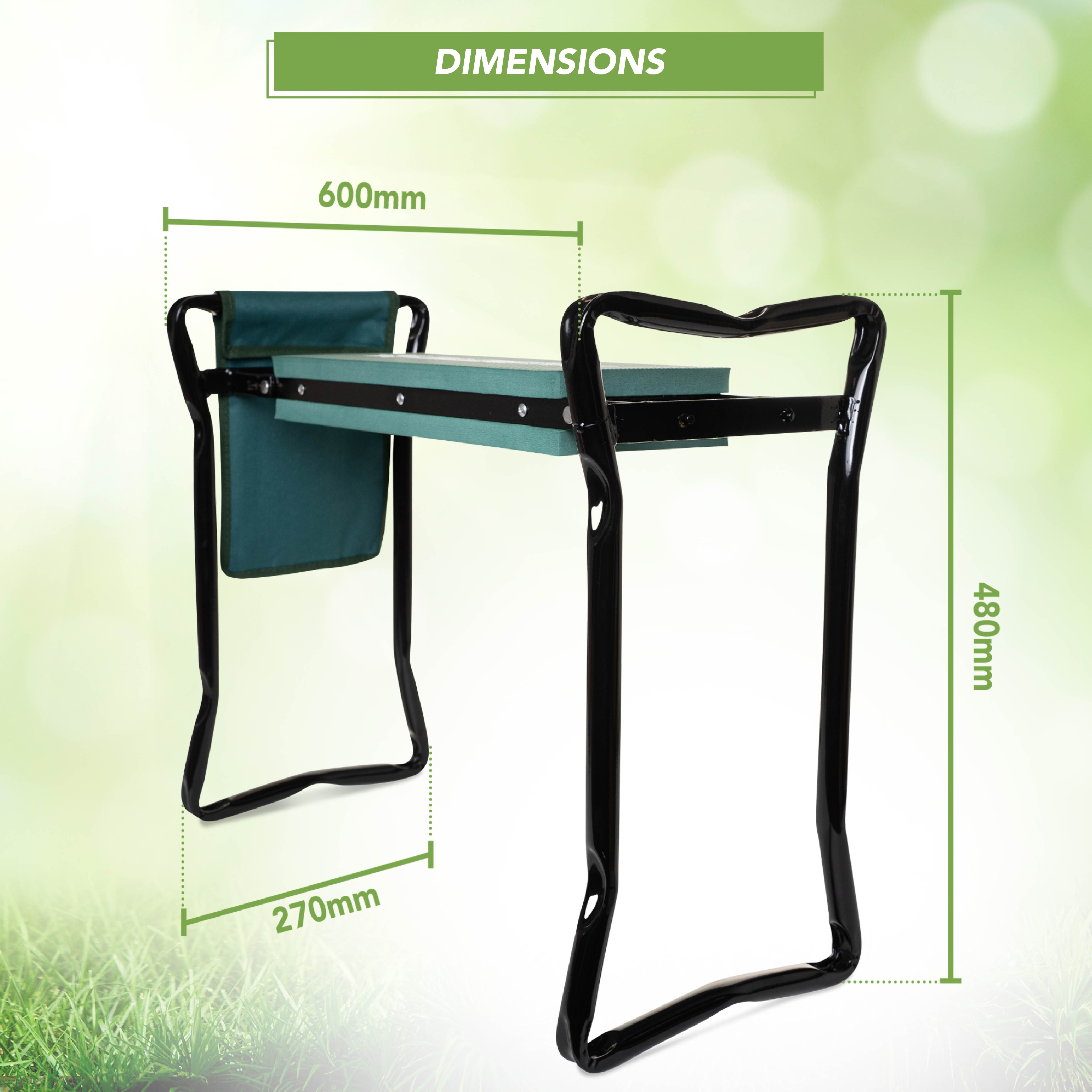 BLOSTM GARDEN FOLDAWAY KNEELER & BENCH