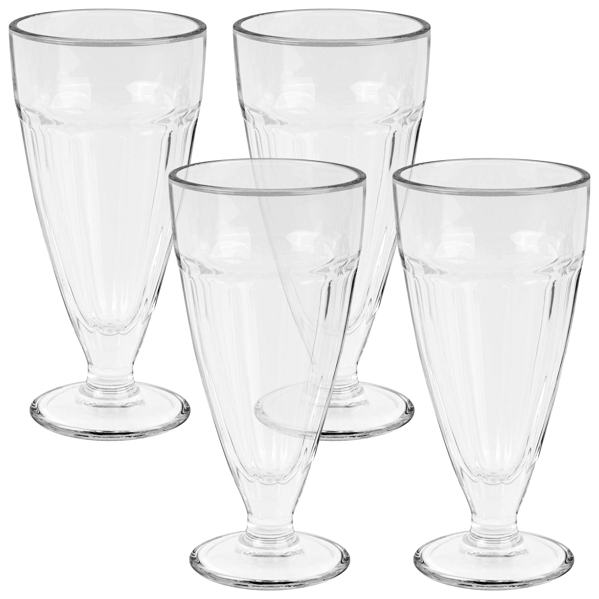 HEFTMAN ICE CREAM SUNDAE GLASSES 4 PACK