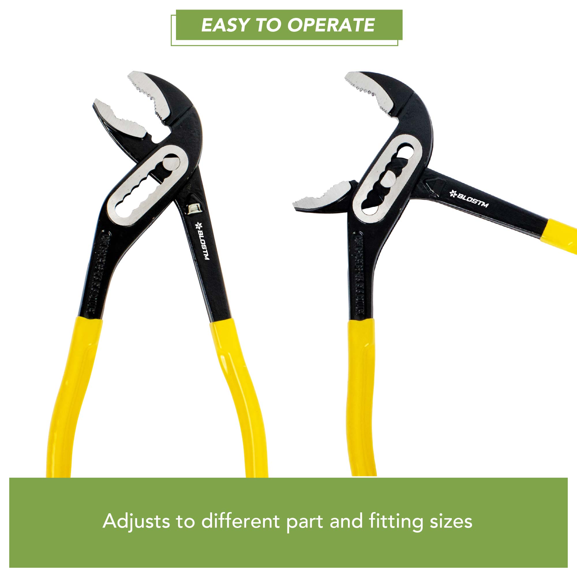 BLOSTM WATER PUMP PLIERS 2 PACK