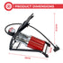 GADLANE DOUBLE CYLINDER FOOT PUMP