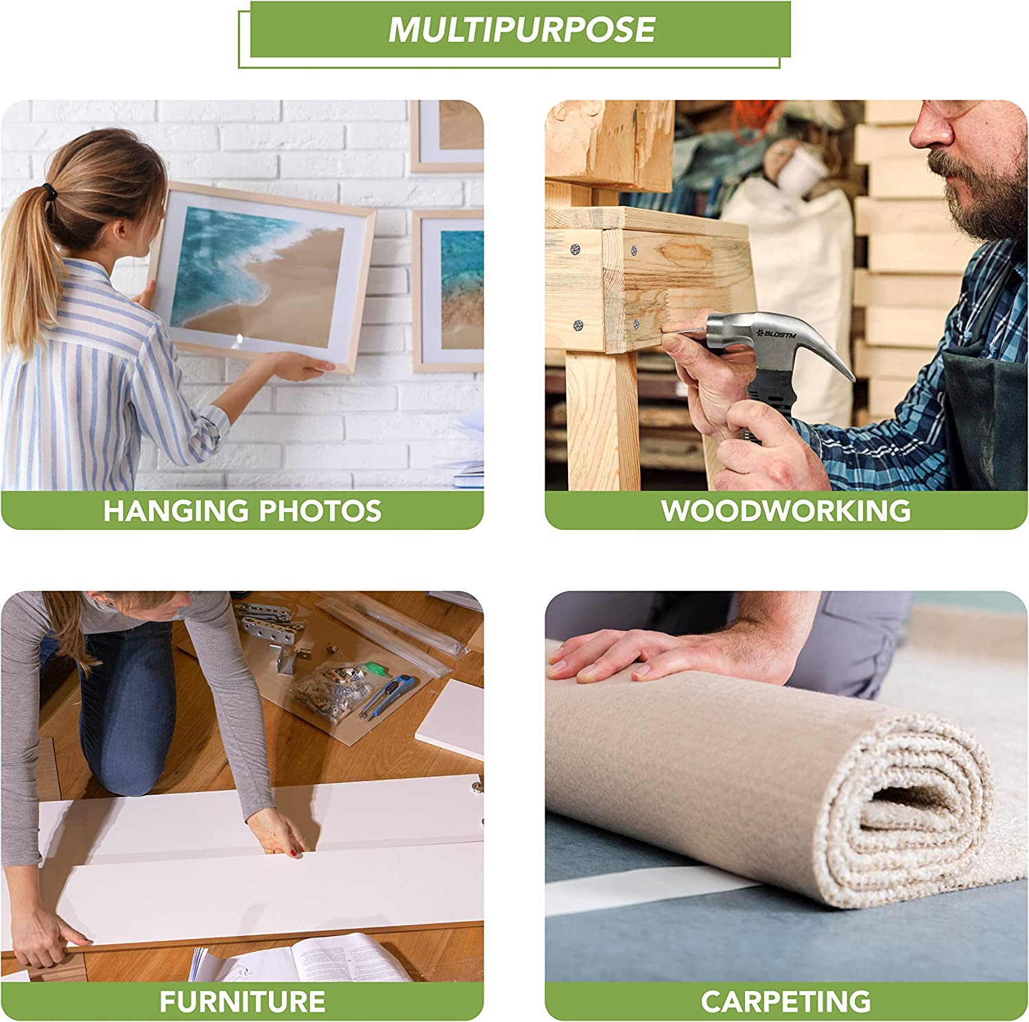 BLOSTM NAIL & PIN ASSORTMENT - 975 PIECES