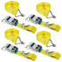 GADLANE HEAVY DUTY RATCHET STRAPS 2000KG 6M - 4 PACK