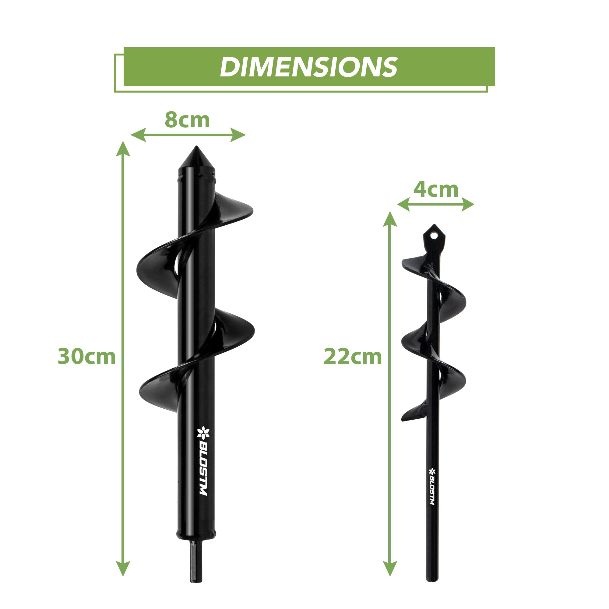 BLOSTM AUGER DRILL BITS - 2 PIECE