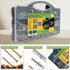 BLOSTM SCREWS AND WALL PLUGS - 200 PIECE