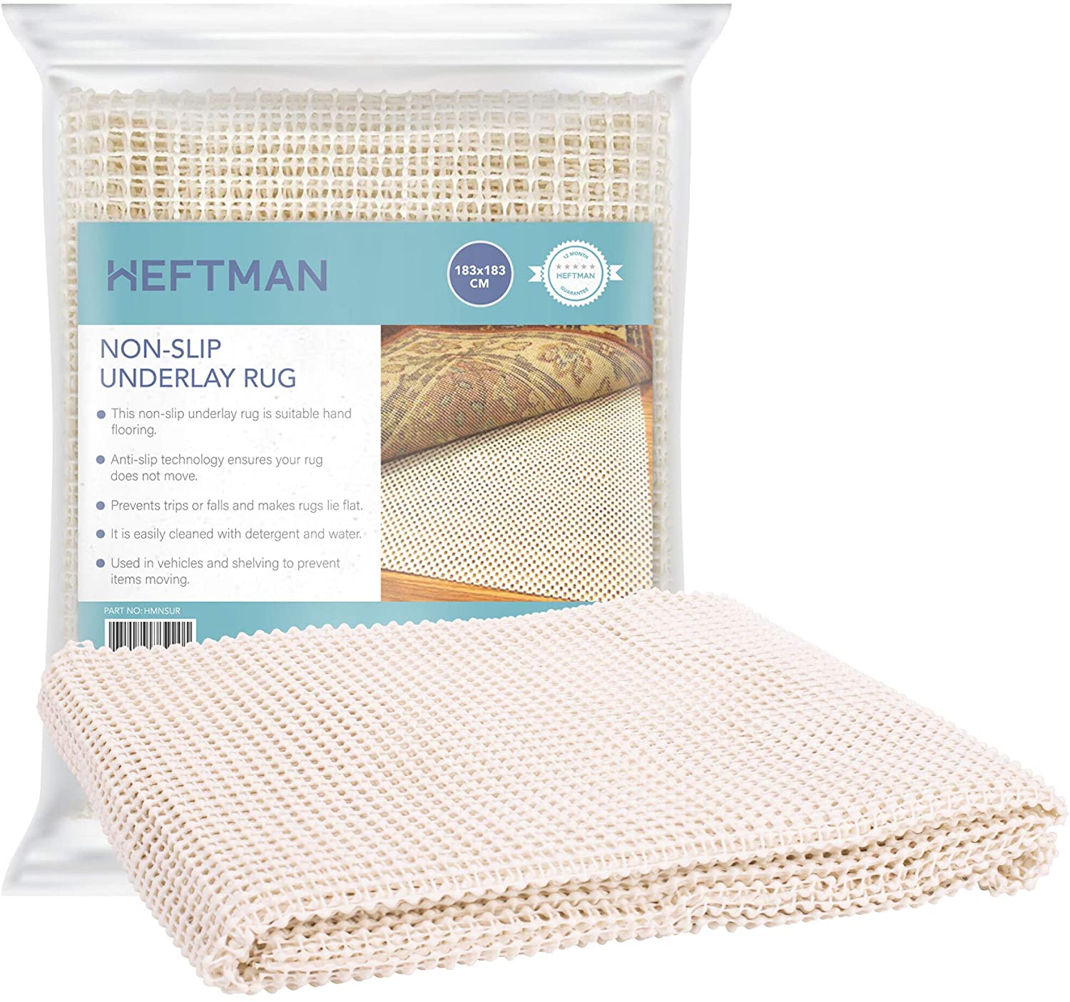 HEFTMAN NON-SLIP UNDERLAY RUG