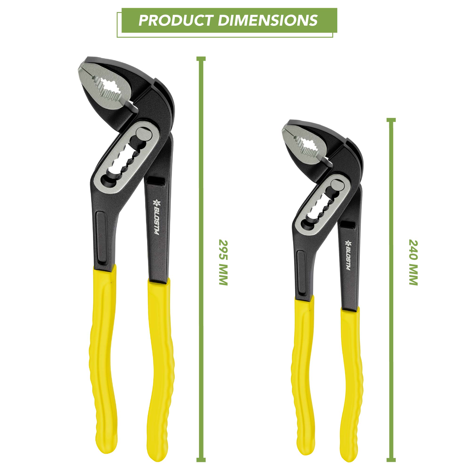 BLOSTM WATER PUMP PLIERS 2 PACK