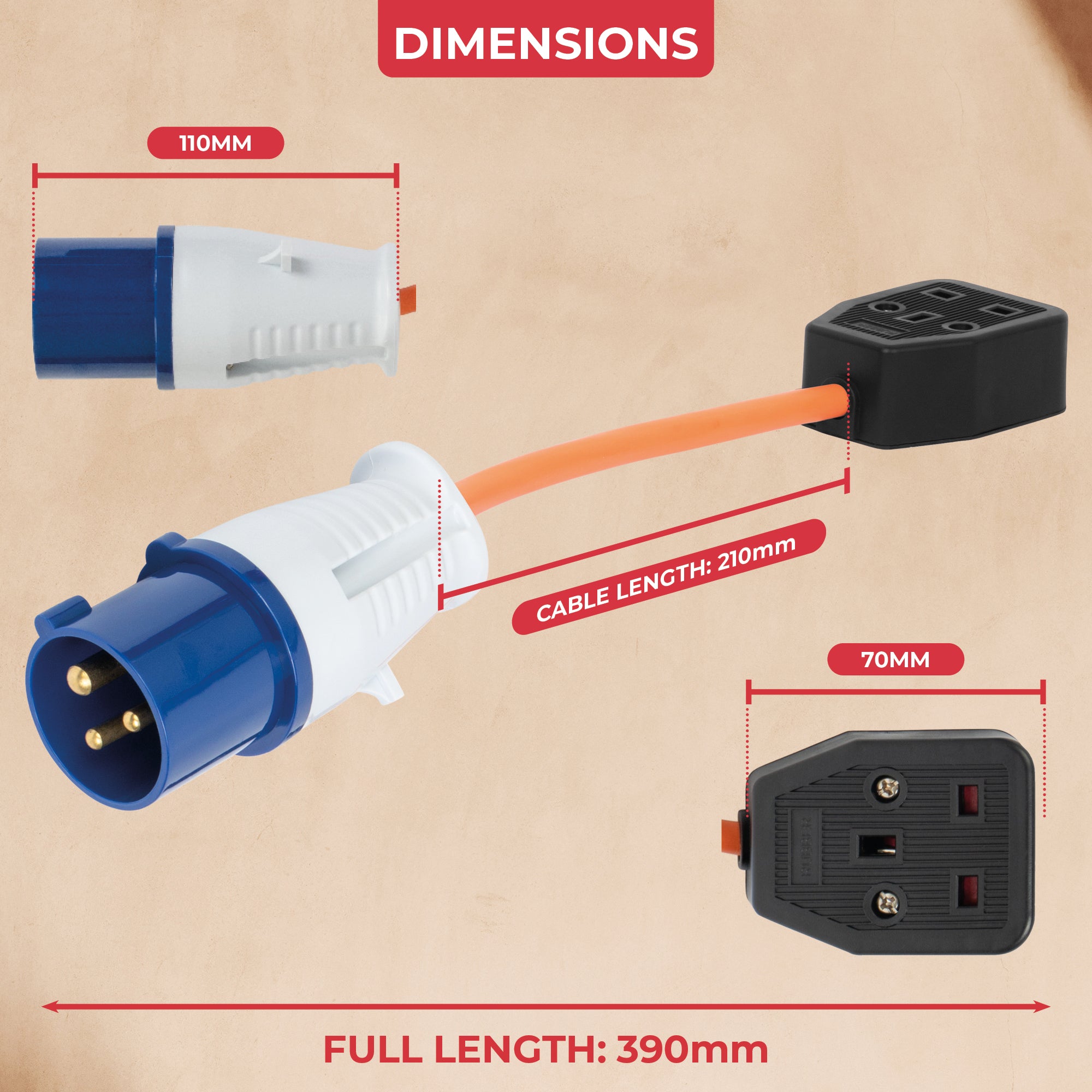 GADLANE FLY LEAD CONVERTER