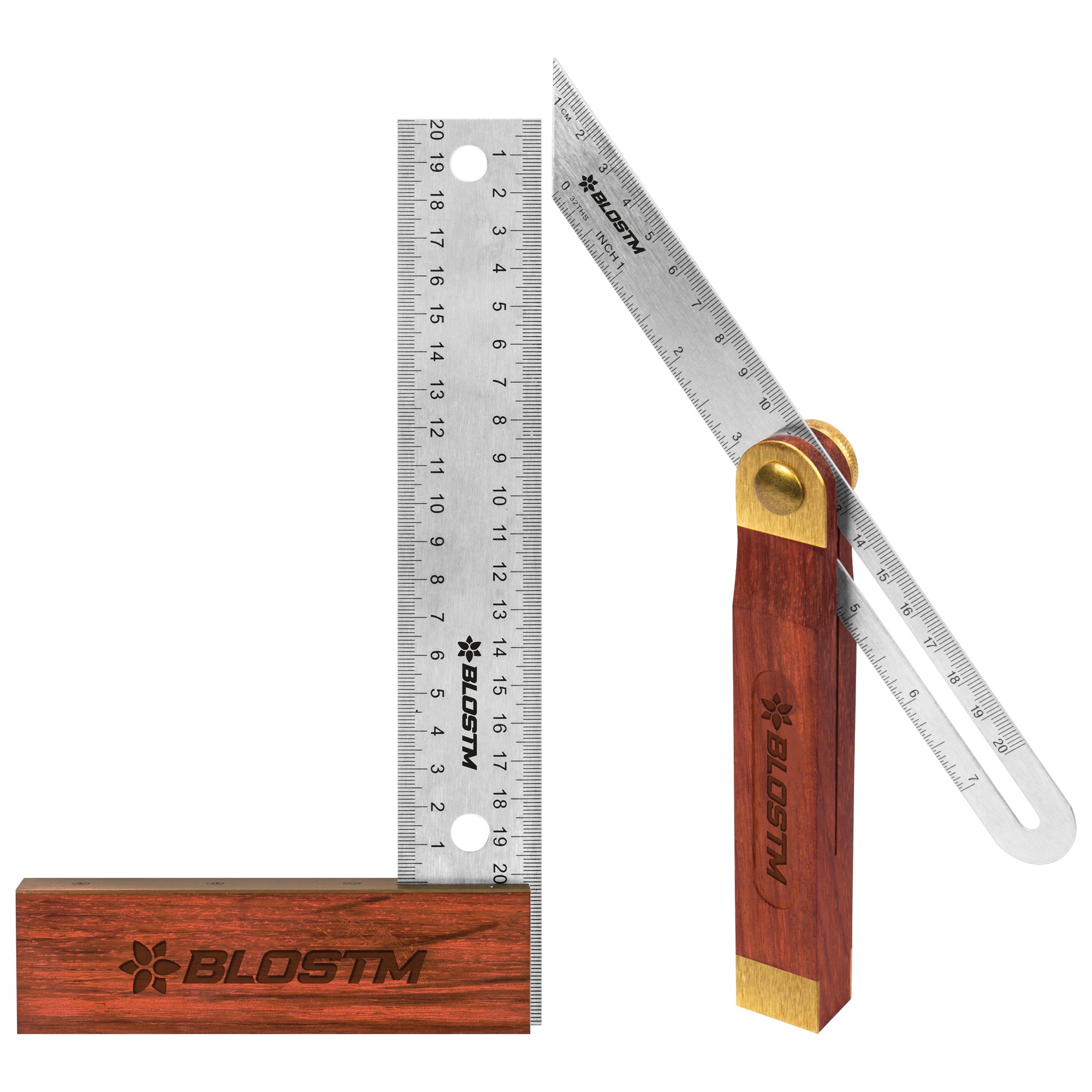 BLOSTM CARPENTRY SQUARES SET 2 PIECE